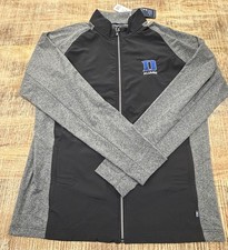 Duke Blue Devils Cutter Buck Men’s XLT NWT Adopt Hybrid Full Zip picture