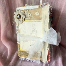 Handmade Vintage Junk Journal 200 Pages, 5 Signatures Heirloom Story Collection picture