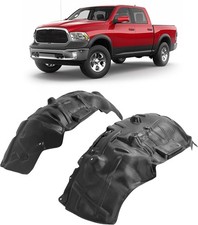 Front Pair Fender Liner Inner Panel Compatible with 2009-2024 Dodge Ram 1500 Cla picture