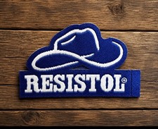 RESISTOL BLUE HAT PATCHE picture