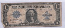 1923 United States One $1 Dollar Horse Blanket Large Silver Certificate picture