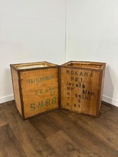 Pair of Vintage Kenyan Tea Shipping Chests picture
