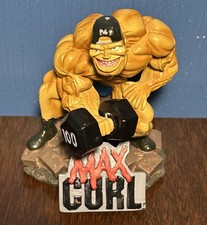 X-Treme MAX CURL Bodybuilding Weightlifting Resin Figure Gym Statue Art Decor 6” picture