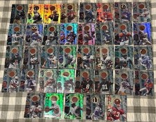 1996 Collector's Edge Advantage Playoff Game Ball set of 36 + Bono Promo Card picture