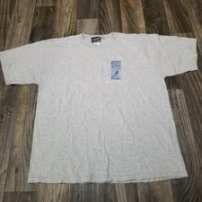 VTG 2000s Huge Brand T Shirt Mens XL Gray Stuart’s Cove Bahamas Diving Y2k picture