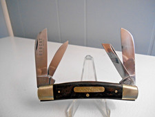 VINTAGE BUCK CREEK SOLINGEN GERMANY BOBCAT 4 BLADE CONGRESS POCKET KNIFE picture