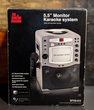 The Singing Machine STVG-512 Karaoke System w/ 5.5