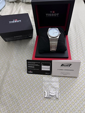 Tissot PRX Powermatic 80 Ice Blue Dial Automatic Date 40mm w/ Box & Manual picture