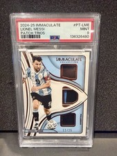 Panini 2024-25 Immaculate Patch Trios Lionel Messi PT-LME /25 PSA 9 1/1 Grade picture