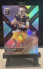 2018 Panini Elite Draft Picks - Draft Picks #103 Josh Allen Rookie (RC) Bills picture