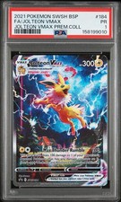 Jolteon VMAX PSA 1 2021 Pokemon Swsh Black Star Promo #184 - POP 5 picture