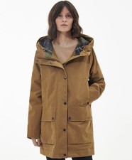 Barbour Winter Beadnell Women’s Hooded Waterproof Jacket Yellow US12 picture