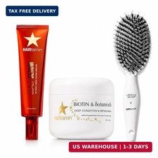 Hair Vitamins Scalp Serum + Conditioner Mask + Miracle Brush Bundle picture