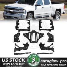Front Bumper Support Mount Bracket Set For 2016-2018 Chevrolet Silverado 1500 picture