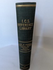 I.C.S. Reference Library, #187 Law, Property/Personal Rights, Contracts VG+ picture