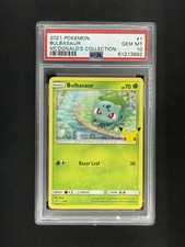 2021 Pokemon Bulbasaur McDonalds Collection #1 PSA 10 picture