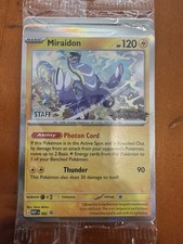 Pokemon Pitch Black Sealed Staff Promos Miraidon Slowbro Dhelmise Bastiodon picture