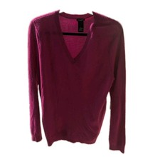 Magaschoni Magenta Cashmere V Neck picture