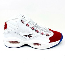Reebok Question Mid OG Red Toe 25th Anniversary Mens Basketball Sneakers FY1018 picture