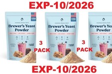 Lot Of 3 Mommy Knows Best Brewer’s Yeast Powder 15 oz SEE PIC 4 DATE picture