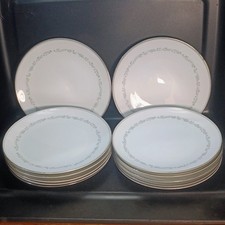 Set Of 12 Vintage 1969 Noritake Brooklane Pattern 8 Inch Salad Plates picture