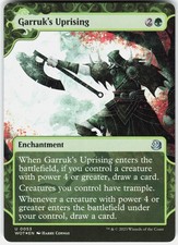 Garruk's Uprising Foil U Wilds of Eldraine: Enchanting Tales 53 LP picture