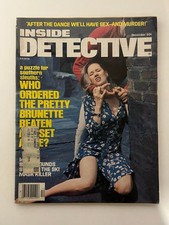 Inside Detective Magazine December 1977 Who Ordered The Pretty Brunette Beaten picture