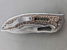 CRKT Fossil Ikoma Design 5470 Frame Lock Folding Pocket Knife picture