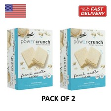 (2 pack) Power Crunch Original Protein Bars French Vanilla Cream 1.4 oz picture