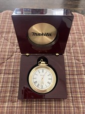 Bulova Pocket Watch - Custom Made For Makita. Never Used. Very Nice Condition. picture