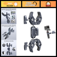 Adjustable Super Clamp Arm - Double Clamp Mount for Photography & Video Equipmen picture