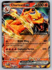 Charizard ex 006/165 Double Rare 151 Pokemon Holo Near Mint picture