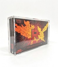 Pokemon Team Rocket Moltres UPC Acrylic Case Display With Magnetic Lid picture