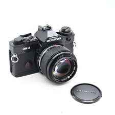 Olympus OM-4 SLR Film Camera Kit w/ 50mm f1.2 Zuiko Auto-S (49mm) Lens #577 picture