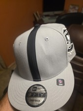 New Era Las Vegas Raiders NFL Helmet Pack Gray 9Fifty SnapBack Hat picture