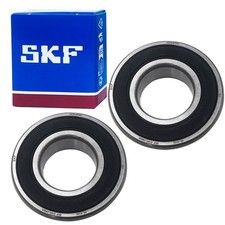 2Pcs SKF 6205‑2RSH Deep Groove Ball Bearings 25x52x15mm Double Rubber Contact picture