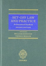 Set-Off Law and Practice by William Johnston - Hardcover 2010 - GOOD picture