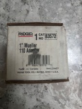 NOS RIDGID 83572  1” Mueller 110 Compression Adapter, for RT1000 tapping tool picture