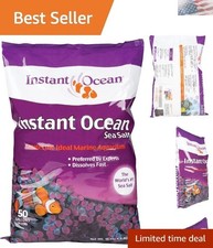 Instant Ocean Sea Salt - Ideal for 50 Gallon Marine Aquariums, Fast Dissolving picture