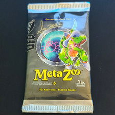 *SIGNED* MetaZoo Cryptid Nation 1st Edition Booster Pack English 2022 Mothman picture