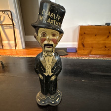 Vintage 1930s Louis Marx & Co. Charlie McCarthy Tin Toy Ventriloquist Figure picture