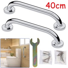 2X Bathroom Shower Grab Bar Handle Safety Hand Rail Support Bar Stainless Steel picture