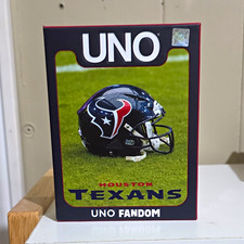 Mattel Games UNO Fandom Houston Texans NFL Card Game 2-10 Players 2024 picture