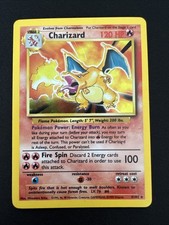 Charizard 4/102 Pokemon 1999 Base Set Holo Unlimited (LP) picture