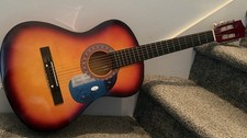 BILLIE EILISH SIGNED ACOUSTIC GUITAR AUTOGRAPH COA JSA VERY RARE picture
