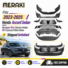 Fits 2023-2025 Honda Accord Sedan Front Bumper Cover Set Without Sensor Holes picture