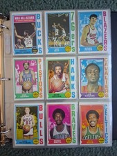1974-75 TOPPS BASKETBALL COMPLETE SET 1-264, Binder/Sheets picture