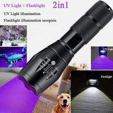 LED Super Bright 120000lm UV Torch Ultra Violet Flashlight Blacklight Light Lamp picture