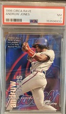 1996 Circa Rave Andruw Jones PSA 7 NM #64/150 Rare SSP Atlanta Braves picture