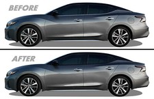 Chrome Delete Blackout Overlay for 2016-23 Nissan Maxima Window Trim picture
